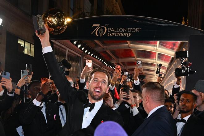 英格兰诞生了5位金球奖得主,奖项历史上仅次于法国的6位